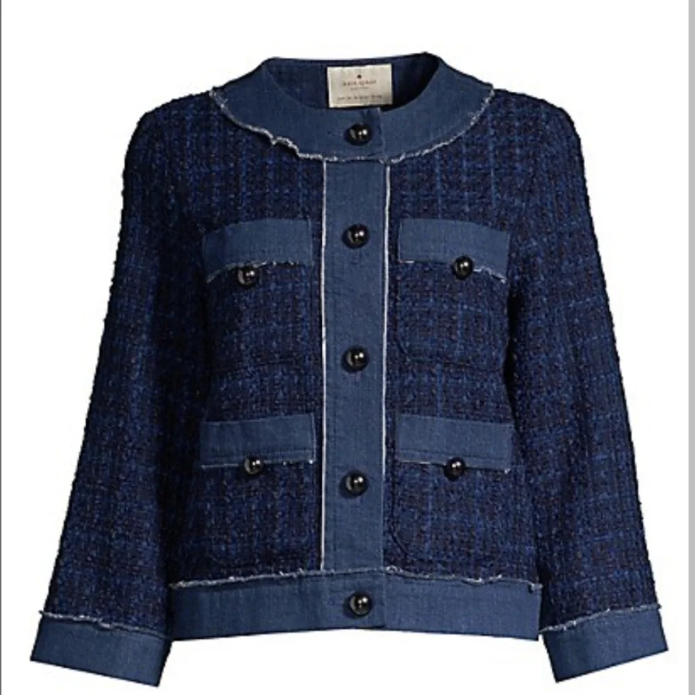 Kate Spade Tweed Denim Suit - Picture 2 of 7